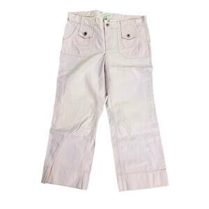 Banana Republic pale pink Capri’s size 8